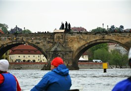 Kajakfahrt durch das historische Stadtzentrum von Prag