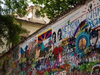 5 Lennon wall Prague
