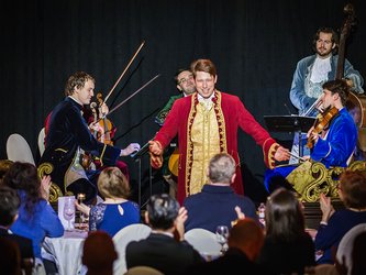 main picture mozart dinner prague singer last song print
